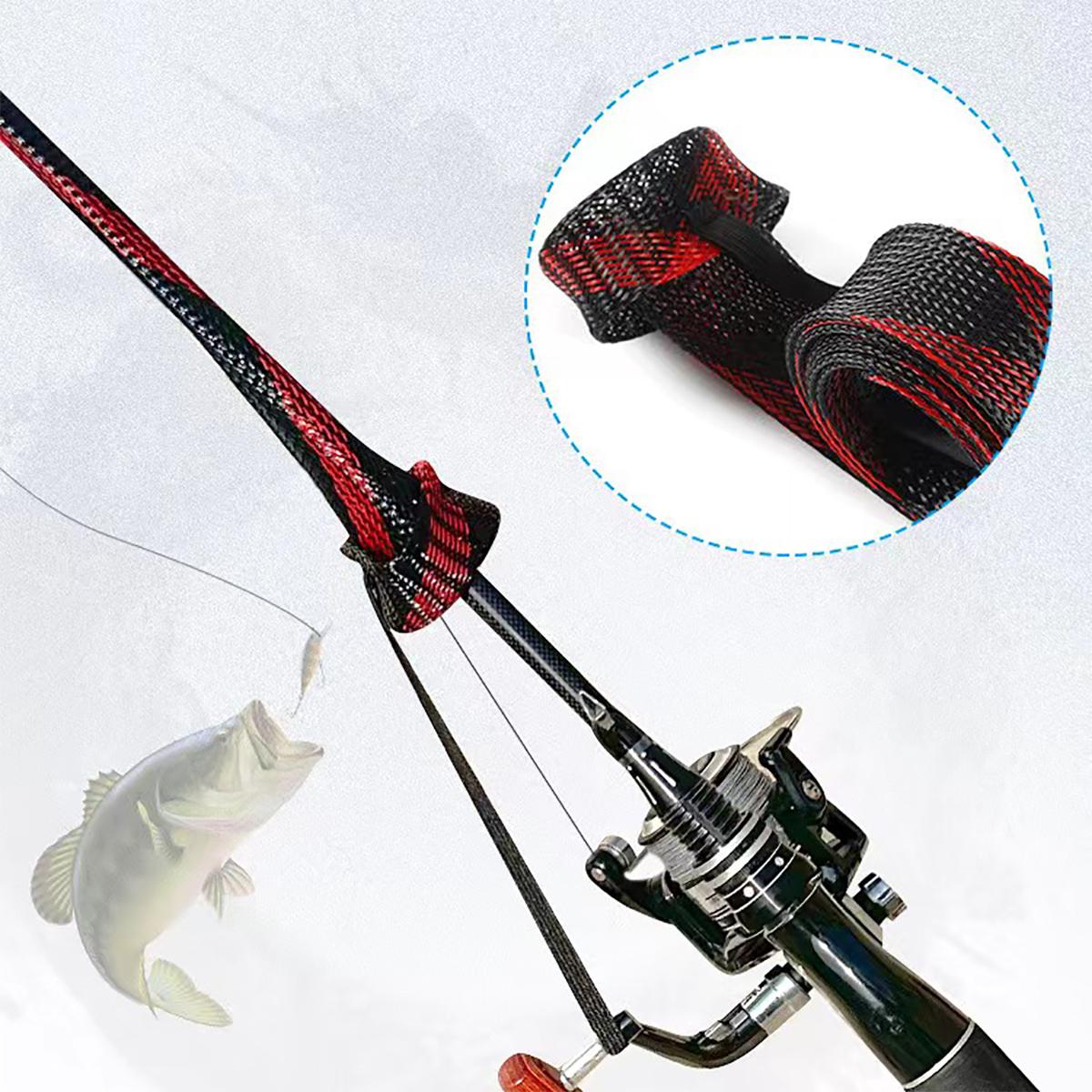 Fishing Gloves - Fishing Rod Knitting Net Protective Cover
