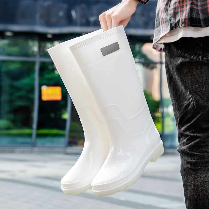 New Men Rain Boots High Rain B - Fishing Boots ulasan dan harga