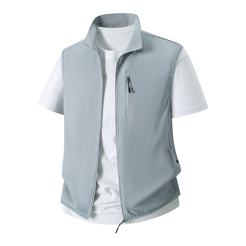 Ultra-Thin Multi Zipper Pocket - Fishing Vest ulasan dan harga