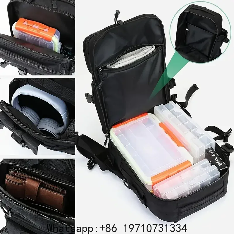 1000D Waterproof  Backpack Tac - Fishing Bag Waterproof ulasan dan harga