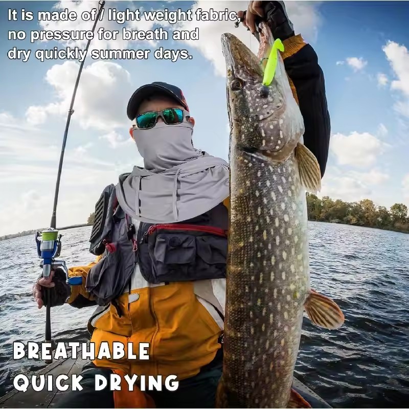1Pc Balaclava Hat Breathable S - Fishing Hoodie ulasan dan harga