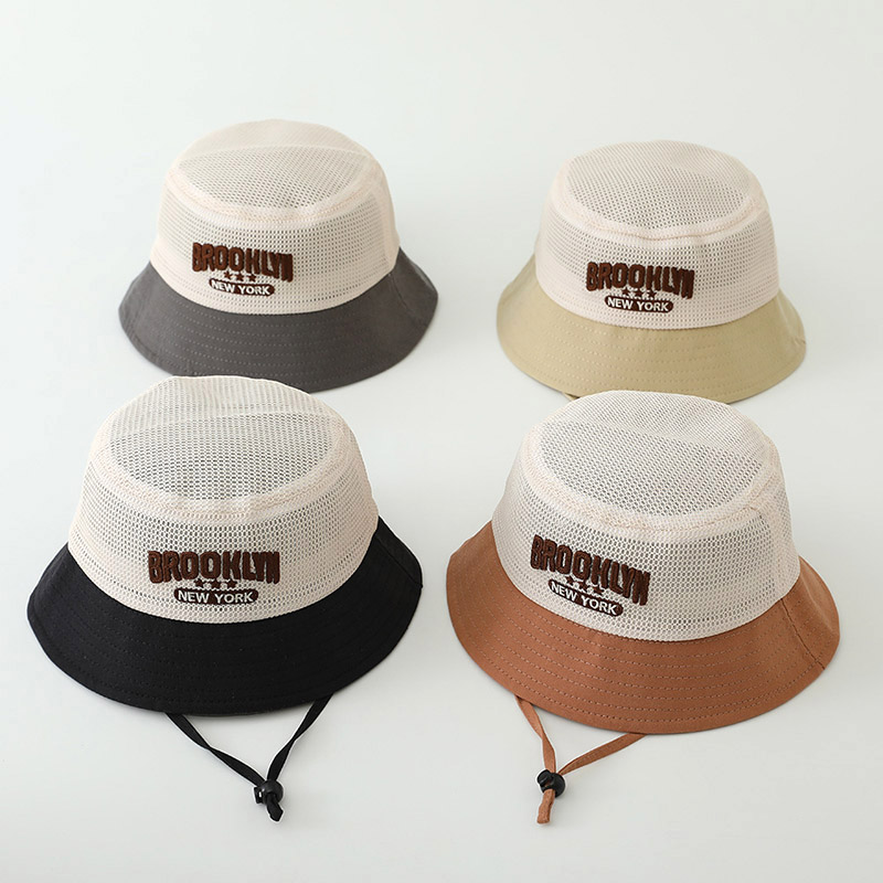 Letter Embroidered Baby Sun Ha - Fishing Hat ulasan dan harga