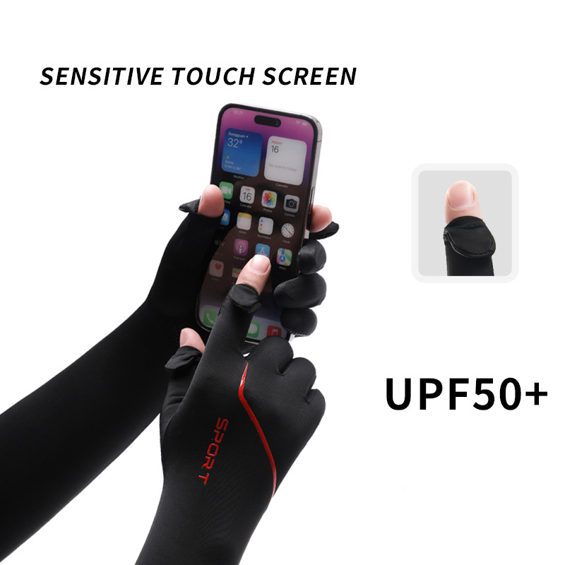 Sun Protection Long Arm Sleeve - Fishing Gloves ulasan dan harga
