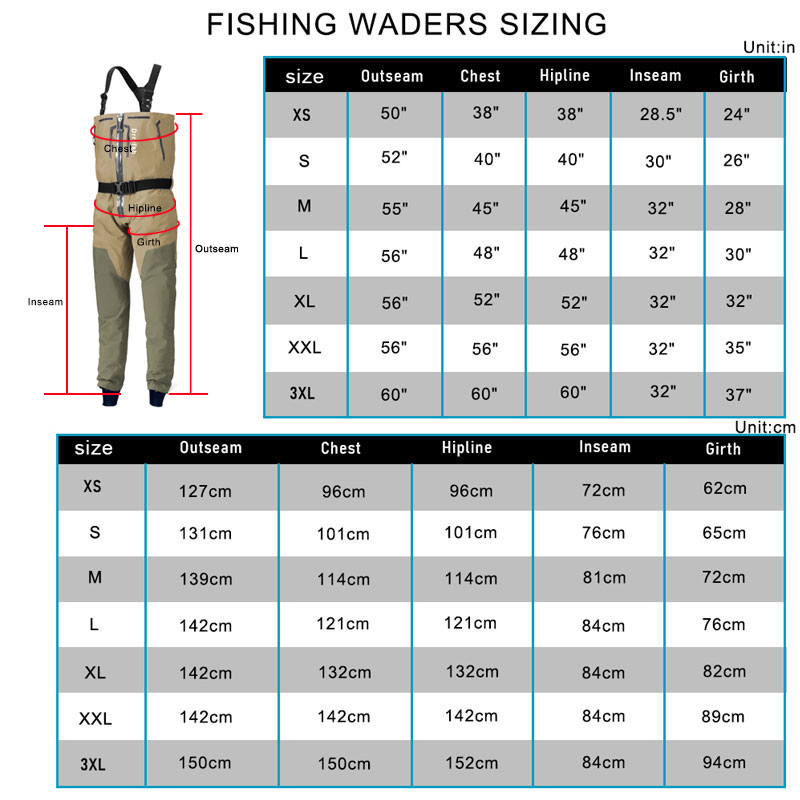Zippered Waterproof Wader With - Fishing Waders ulasan dan harga