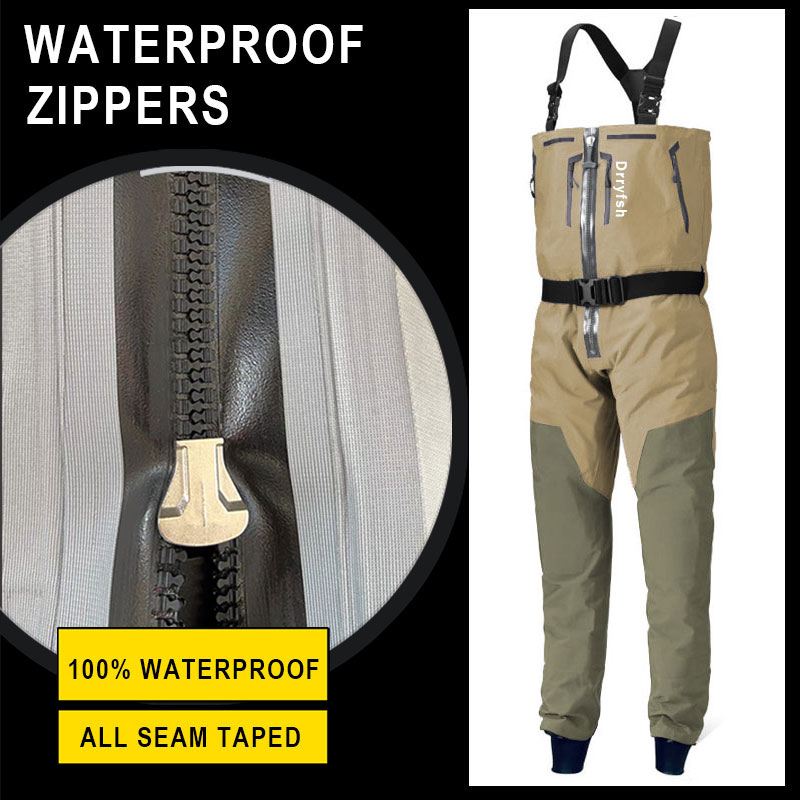 Zippered Waterproof Wader With - Fishing Waders ulasan dan harga