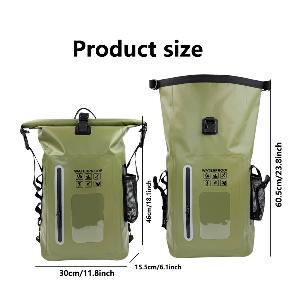 25L Waterproof Dry Bag Backpac - Fishing Bag Waterproof ulasan dan harga