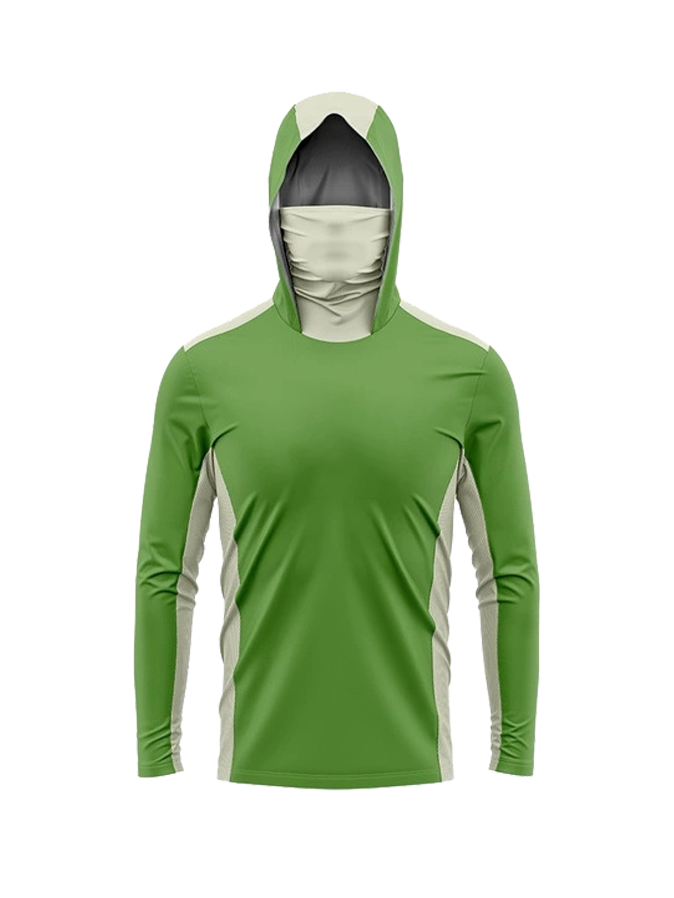UPF50+ Sun-Protective Men Fish - Fishing Hoodie ulasan dan harga