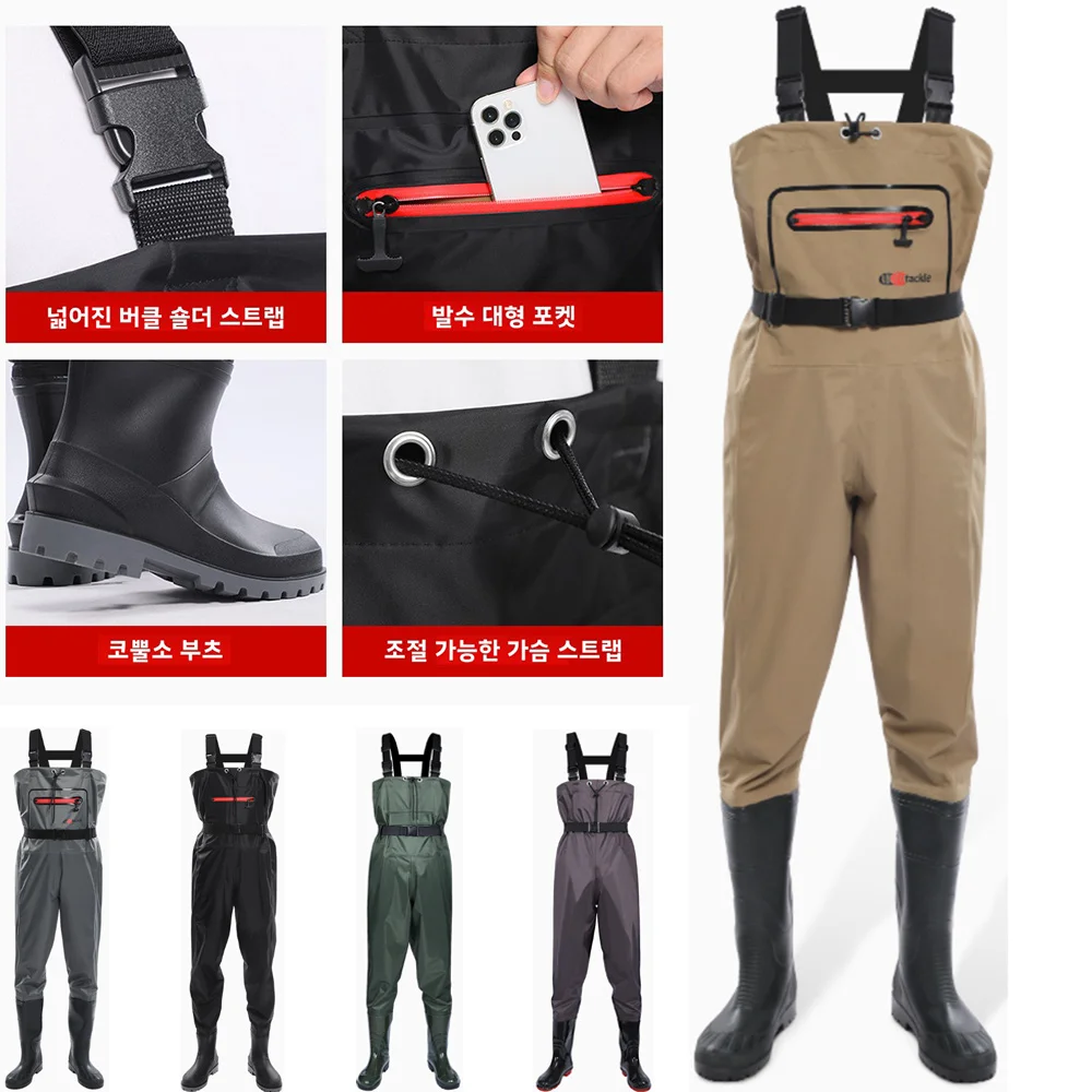 Waterproof Chest Waders with F - Fishing Jacket Waterproof ulasan dan harga