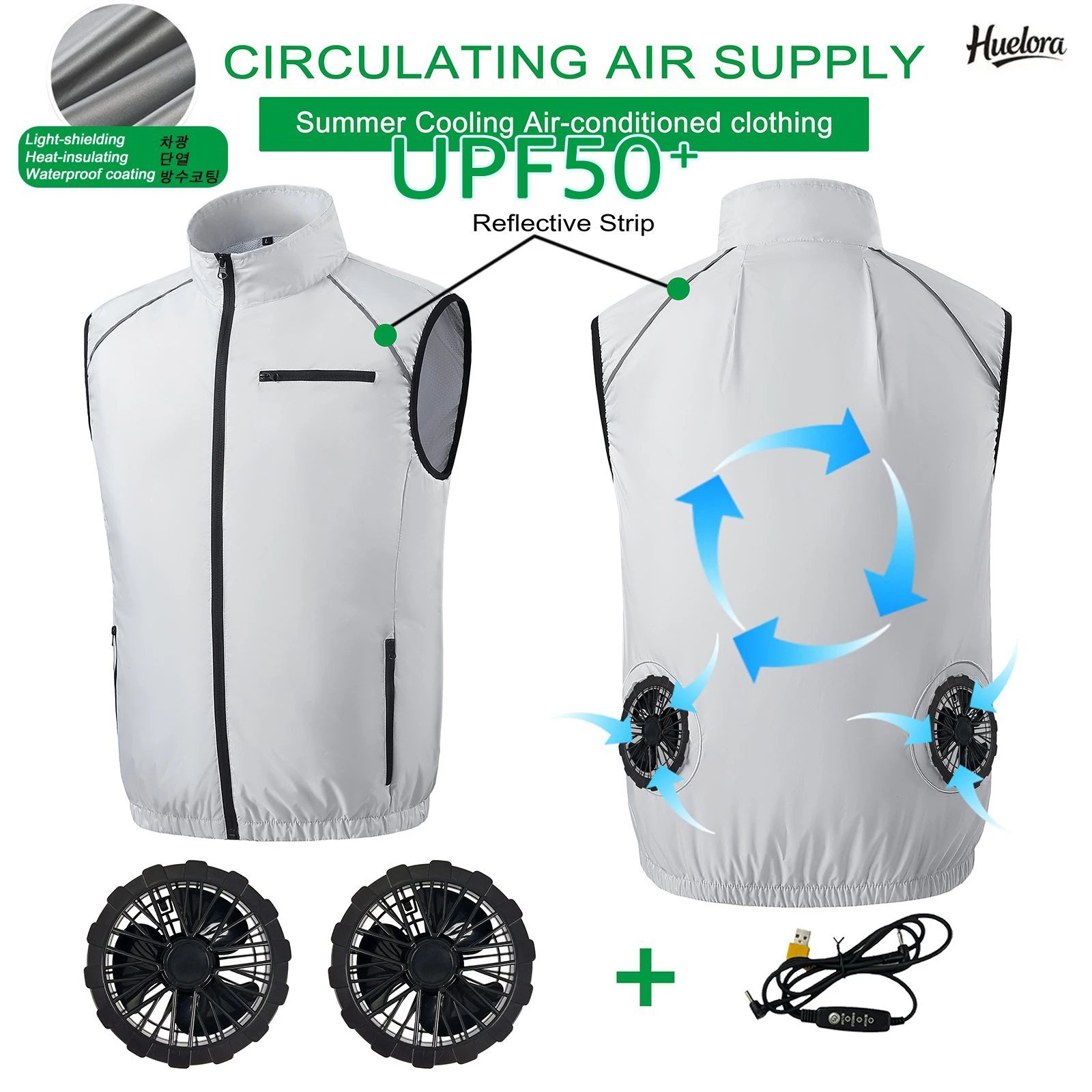 Summer Cool Vest Wearable Refr - Fishing Vest ulasan dan harga