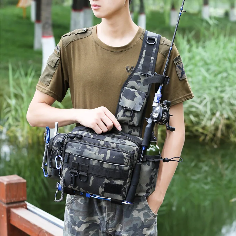 Large capacity Luya multifunct - Fishing Backpack ulasan dan harga